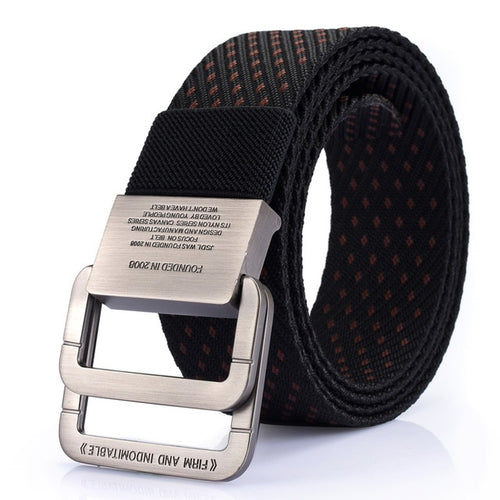 Load image into Gallery viewer, High Quality Canvas Tactical Military Looped Strap Belts-men-wanahavit-CM C Black-100cm-wanahavit
