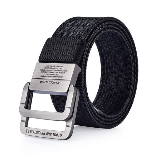 Load image into Gallery viewer, Canvas Tactical High Quality Military Looped Strap Belts-men-wanahavit-NL01-1 Black-100cm-wanahavit
