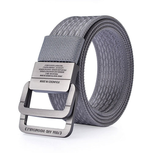 Load image into Gallery viewer, Canvas Tactical High Quality Military Looped Strap Belts-men-wanahavit-NL01-1 Gray-100cm-wanahavit
