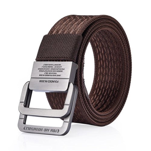 Load image into Gallery viewer, Canvas Tactical High Quality Military Looped Strap Belts-men-wanahavit-NL01-1 Coffee-100cm-wanahavit
