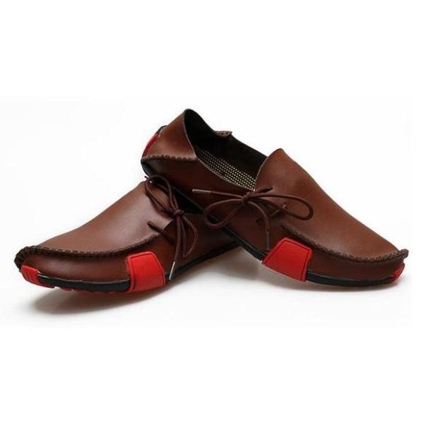 High Quality Fashion Leather Comfortable Loafer-men-wanahavit-brown-6.5-wanahavit