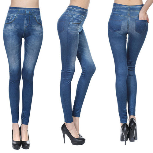Stretchable Bleached Pencil High Waist Jeans for women - wanahavit