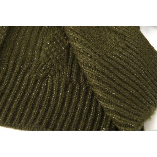 Load image into Gallery viewer, Open Stitch Knitted Long Cardigan-women-wanahavit-Army Green-One Size-wanahavit
