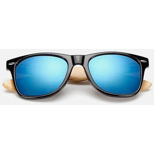 Load image into Gallery viewer, 100% Bamboo Sunglasses-unisex-wanahavit-blue lens-wanahavit
