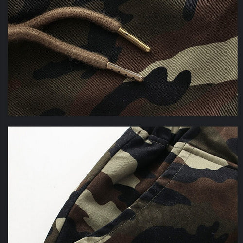 Load image into Gallery viewer, Camouflage Military Harem Pants-men-wanahavit-Green-M-wanahavit
