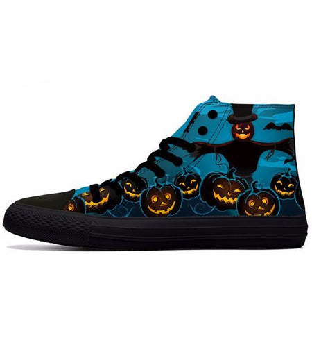 Series 3 Nice Halloween Themed High Top Shoes / 5 Variants-unisex-wanahavit-Style1-5-wanahavit
