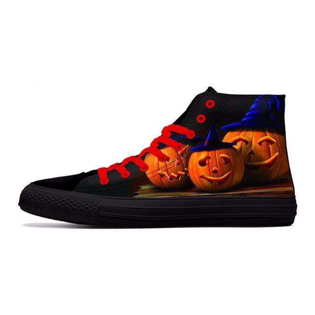 Series 3 Nice Halloween Themed High Top Shoes / 5 Variants-unisex-wanahavit-Style3-5-wanahavit