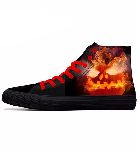 Series 3 Nice Halloween Themed High Top Shoes / 5 Variants-unisex-wanahavit-Style4-5-wanahavit
