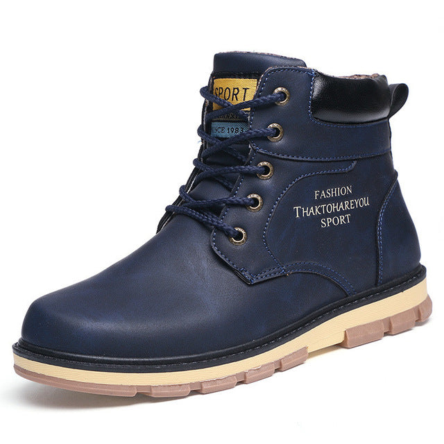Warm Winter High Quality PU Leather Anti Skid Boots-men-wanahavit-Blue Boots Autumn-11-wanahavit