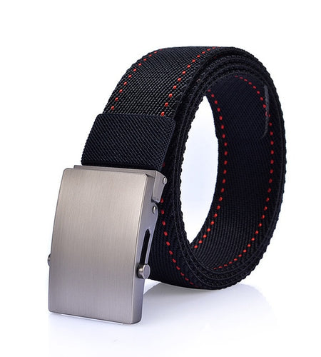 High Quality Canvas Alloy Buckle Nylon Straps Belts-men-wanahavit-CM12 E-100cm-wanahavit