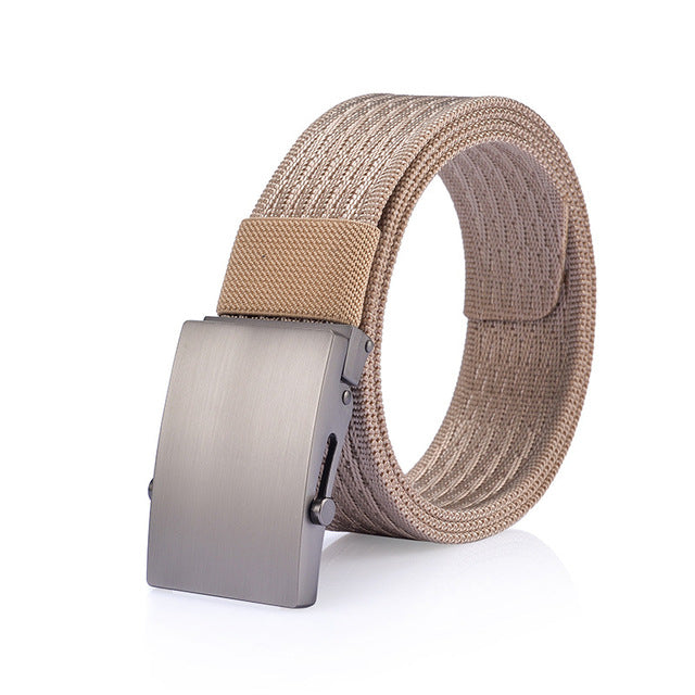 High Quality Canvas Alloy Buckle Nylon Straps Belts-men-wanahavit-CM12 H-100cm-wanahavit
