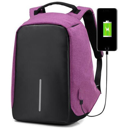 Load image into Gallery viewer, Multifunctional Anti Theft Waterproof Backpack-unisex-wanahavit-Purple-wanahavit
