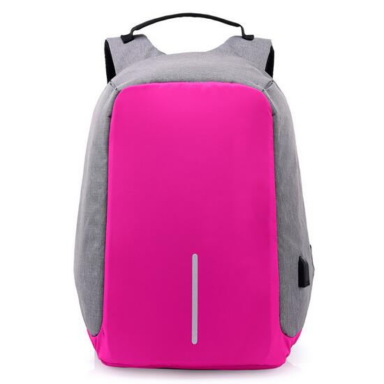 Multifunctional Anti Theft Waterproof Backpack-unisex-wanahavit-Hot Pink-wanahavit