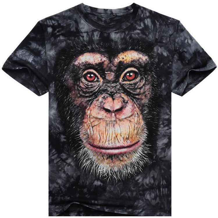 Summer Orangutan Pattern Casual T Shirt-men-wanahavit-M-wanahavit