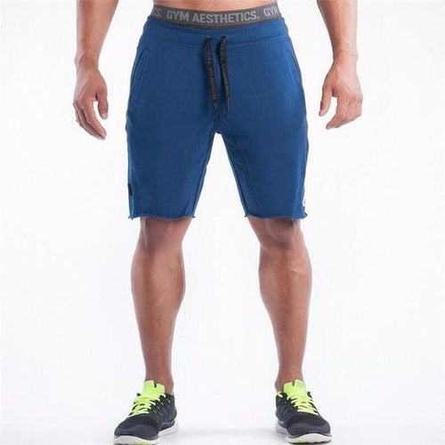 Load image into Gallery viewer, High Quality Bodybuilding Jogger Shorts-men fitness-wanahavit-blue-M-wanahavit
