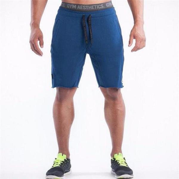 High Quality Bodybuilding Jogger Shorts-men fitness-wanahavit-blue-M-wanahavit