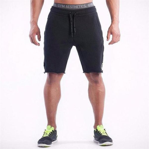 Load image into Gallery viewer, High Quality Bodybuilding Jogger Shorts-men fitness-wanahavit-Black &amp; Gray-M-wanahavit

