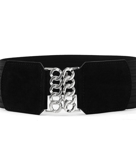 High Quality Strap Cummerbunds Elastic Belt-women-wanahavit-XYYF02 Black-One Size-wanahavit