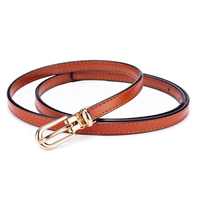 Fashion Genuine Leather Vintage Belt-women-wanahavit-CMND015 Brown-95CM-wanahavit