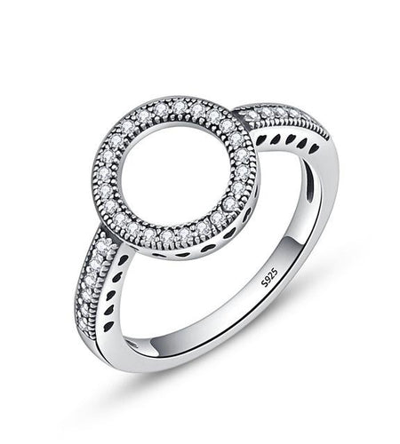 925 Sterling Clear Round Shape Ring-women-wanahavit-White-6-wanahavit