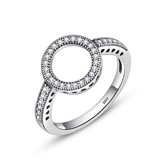 925 Sterling Clear Round Shape Ring-women-wanahavit-White-6-wanahavit