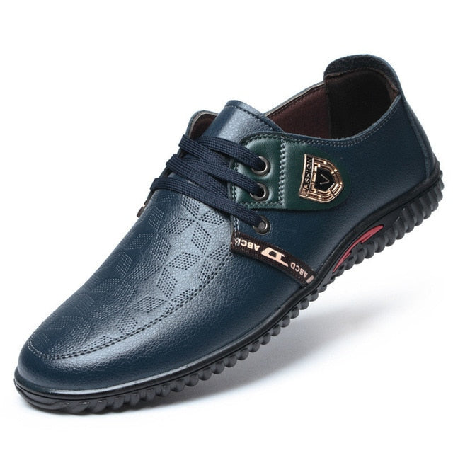 Casual Spring Lace Up Comfortable Genuine Leather Shoe-men-wanahavit-Blue Casual Shoes-6-wanahavit
