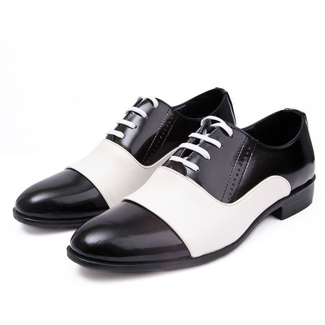 Autumn Fashion Patent Soft Leather Oxford Shoes-men-wanahavit-white-6-wanahavit