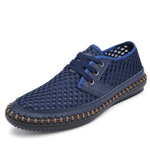 Load image into Gallery viewer, Breathable Summer Fashion Mesh Shoes-men-wanahavit-blue shoes-11-wanahavit
