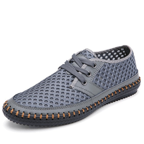 Load image into Gallery viewer, Breathable Summer Fashion Mesh Shoes-men-wanahavit-grey shoes-11-wanahavit
