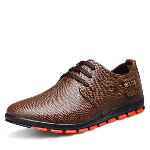 Load image into Gallery viewer, Luxury Businessman Genuine Leather Shoes-men-wanahavit-brown-6.5-wanahavit
