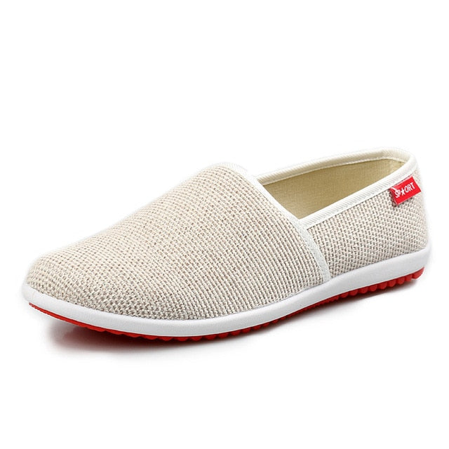 Breathable Hemp Summer Loafers Soft Shoes-unisex-wanahavit-beige-6.5-wanahavit