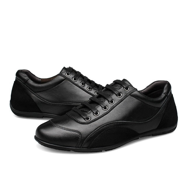Genuine Leather High Quality Trendy Lace Up Shoes-men-wanahavit-Black Shoes-5-wanahavit