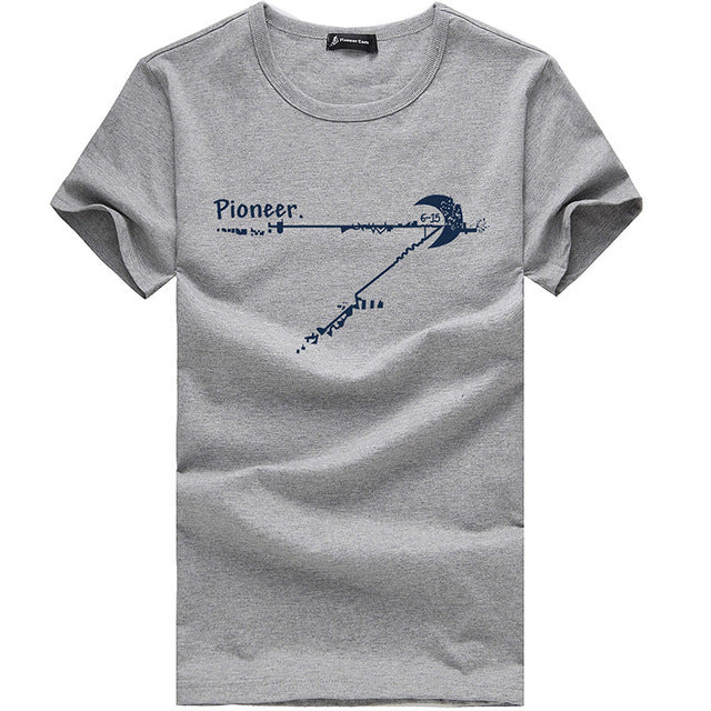 Comfortable Summer Printed Shirt #pioneer-men-wanahavit-Gray-M-wanahavit