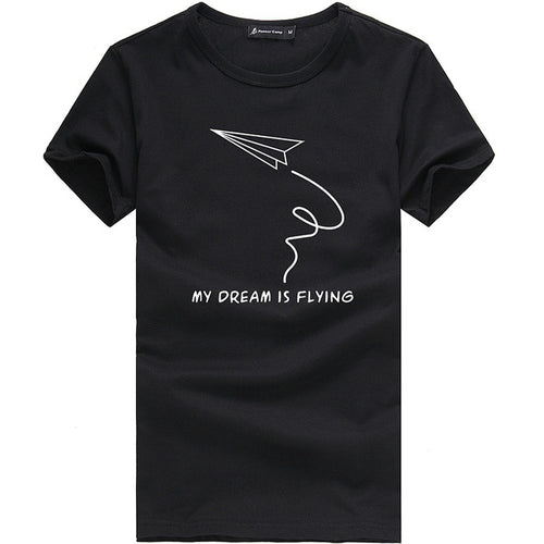 Load image into Gallery viewer, Comfortable Summer Printed Shirt #mydreamisflying-men-wanahavit-Black-M-wanahavit
