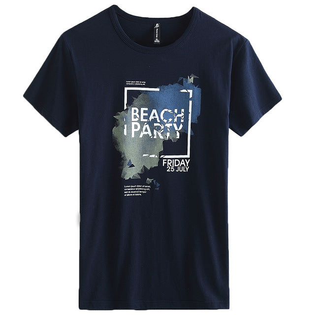Comfortable Summer Printed Shirt #beachparty-men-wanahavit-Dark Blue-M-wanahavit