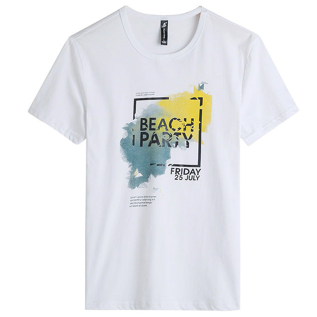 Comfortable Summer Printed Shirt #beachparty-men-wanahavit-White-M-wanahavit