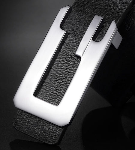 Smooth Buckle Top Layer Cow Genuine Leather Belts-men-wanahavit-LU572 A-105CM-wanahavit