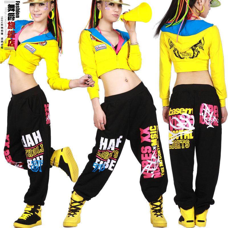 Japanese Hip Hop Dance Printed Harem Pants-women-wanahavit-L-wanahavit