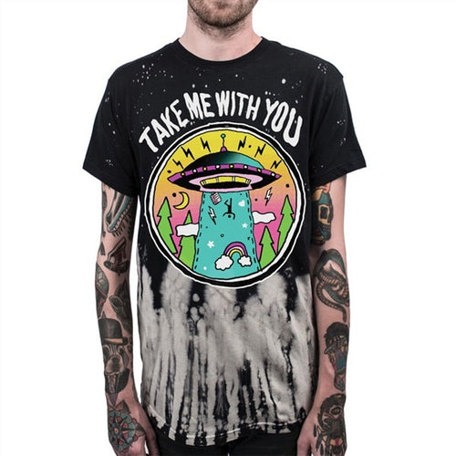 Load image into Gallery viewer, Punk Rock Skull Printed Tees v3-unisex-wanahavit-Take me with you-S-wanahavit
