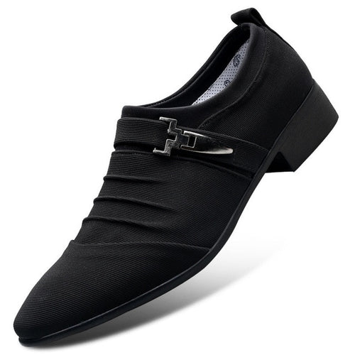 Load image into Gallery viewer, Dress Classic Businessmen Office Oxford Shoes-men-wanahavit-Black Dress Shoes-11-wanahavit
