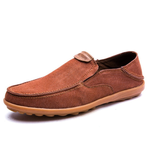 Load image into Gallery viewer, Summer Breathable Loafers Casual Boat Shoes-men-wanahavit-Brown Shoes-5.5-wanahavit
