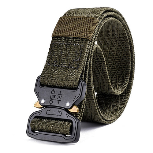 Load image into Gallery viewer, Tactical High Quality Nylon Strap Military Belt-men-wanahavit-ZSCM01 Green-125cm-wanahavit
