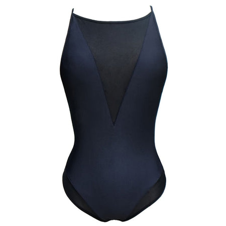 Bather Mesh Splicing Backless Monokini-women fitness-wanahavit-Nude-L-wanahavit