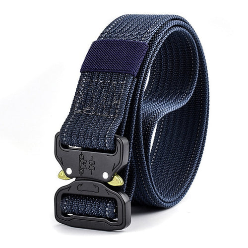 Load image into Gallery viewer, High Quality Tactical Nylon Strap Military Belt-men-wanahavit-ZSCM03 Blue-125cm-wanahavit
