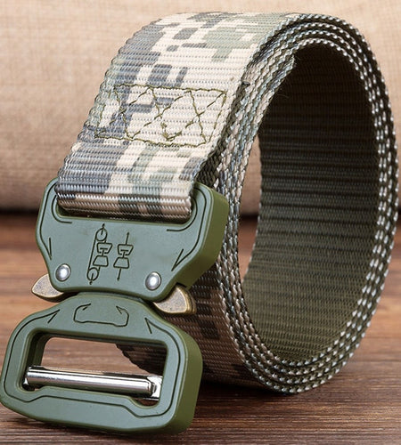 Heavy Duty Tactical Nylon Strap Military Belt-men-wanahavit-YZ01 D-115CM-wanahavit