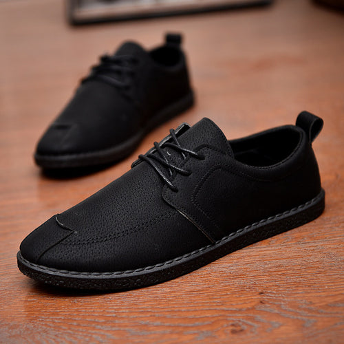 Load image into Gallery viewer, Casual Genuine Leather Loafer Moccasins Shoes-men-wanahavit-Black Shoes-6.5-wanahavit
