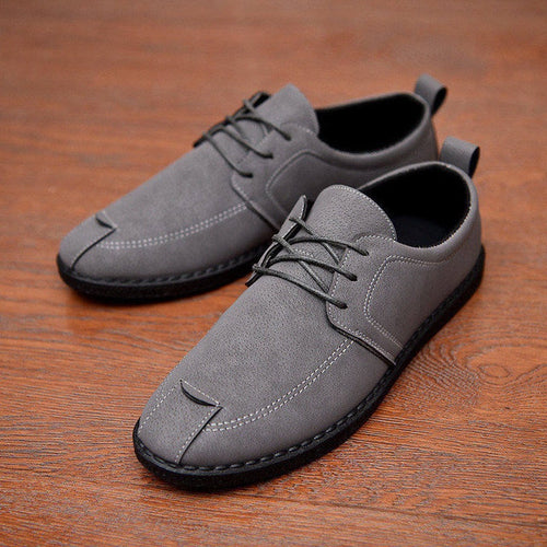 Load image into Gallery viewer, Casual Genuine Leather Loafer Moccasins Shoes-men-wanahavit-Grey Shoes-6.5-wanahavit

