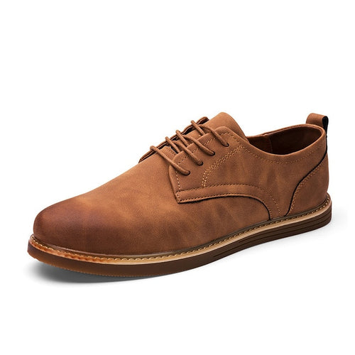 Load image into Gallery viewer, Oxfords Leather Designer Casual Shoes-men-wanahavit-Brown Shoes-6.5-wanahavit
