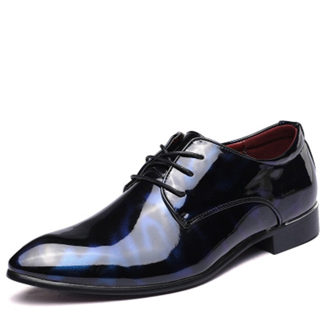 Luxury Leather Oxford Pointed Toe Business Italian Shoes-men-wanahavit-Blue Dress Shoes-6-wanahavit