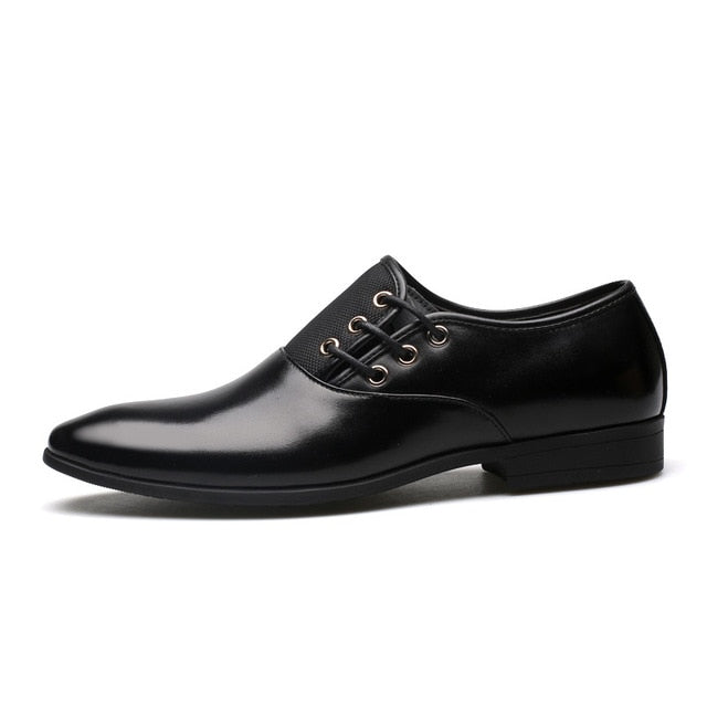 Businessman British Side Lace Up Oxford Shoe-men-wanahavit-Black Shoes-6-wanahavit